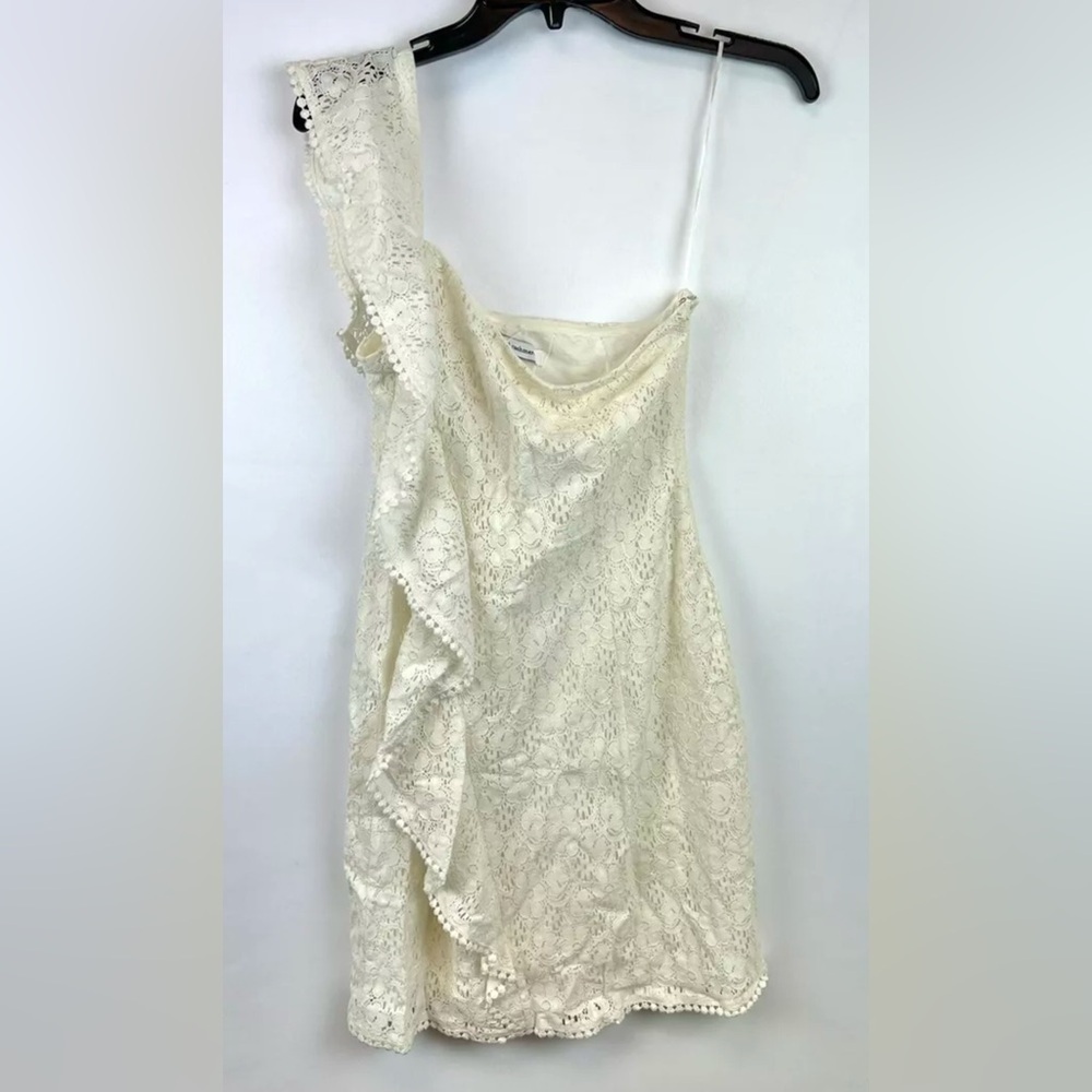 Cupcakes And Cashmere Women’s Ivory One Shoulder Sundress Size 2